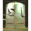 PVC laminated black back banner ad